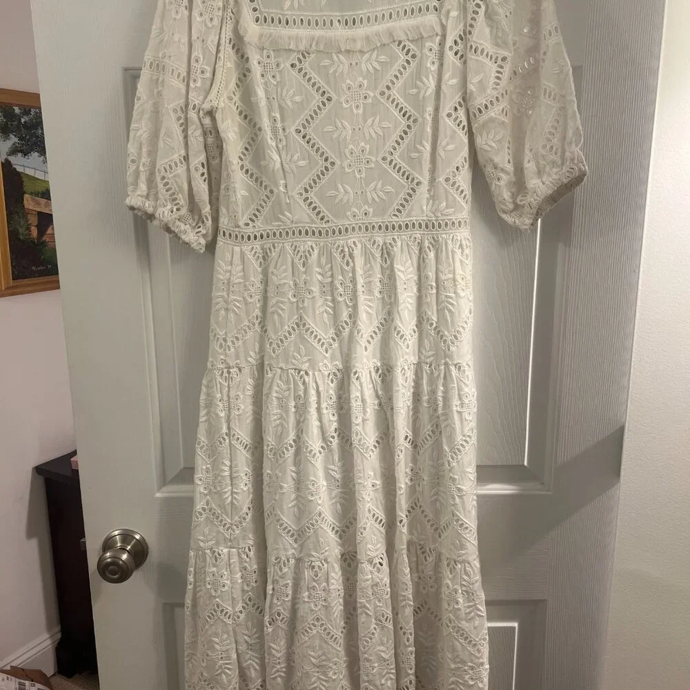 Sea NY Lace Eyelet Dress - Picture 4 of 7